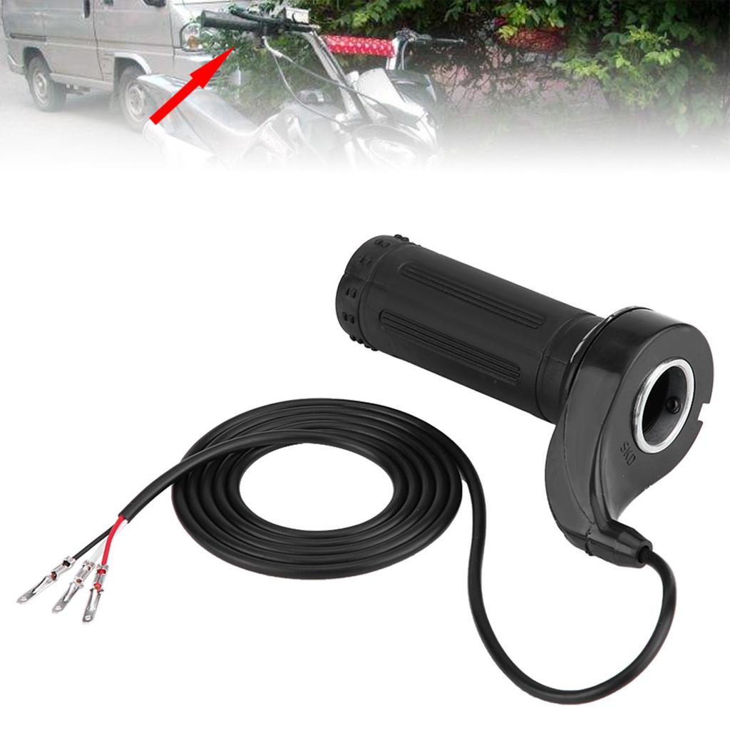Universal Motorcycle Accelerator Electric Scooter Twist Speed Throttle Grip with 3 Wires Universal Speed Throttle