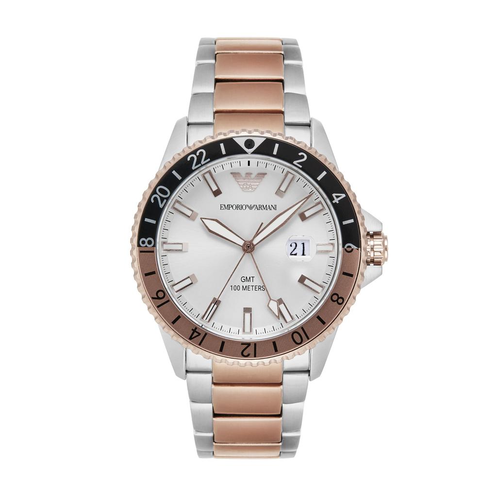 Watch WORLD EXPLORER AR11591 Silver Pink Gold [Emporio Armani] Men's &