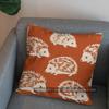 2D Cute Hedgehogs Pattern Pillow Cover For Home Pattern Cushion Cover Suitable For Sofa Bedroom Car Pillow Cover