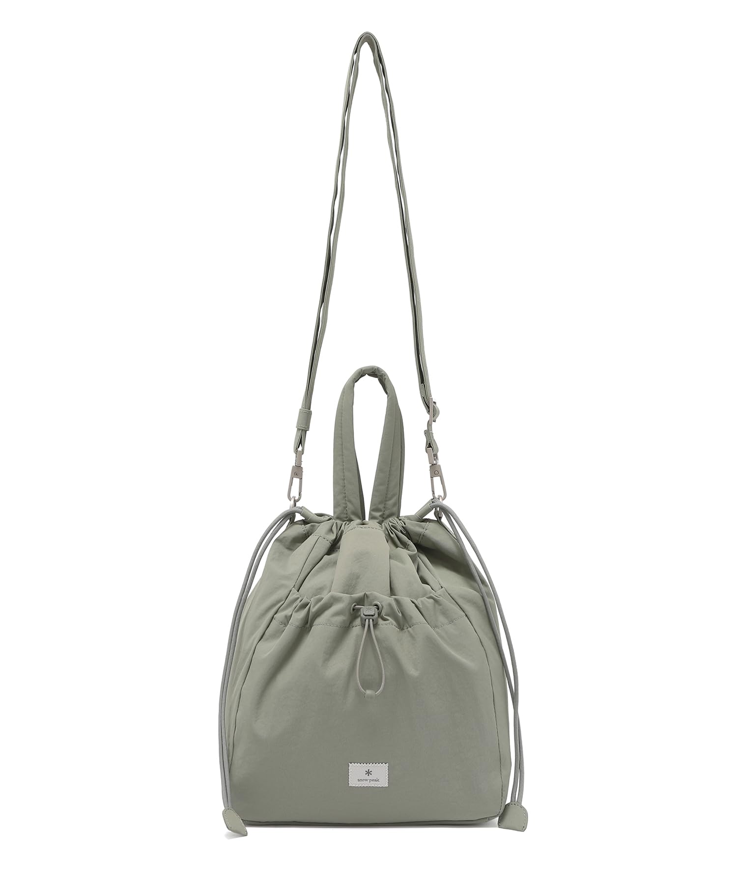 Snow Peak Softwill Bucket Bag Tote Khaki Grey One 6.5L GS-S26ZWFBB22 - Handbag, Bag, Men s & Women s,