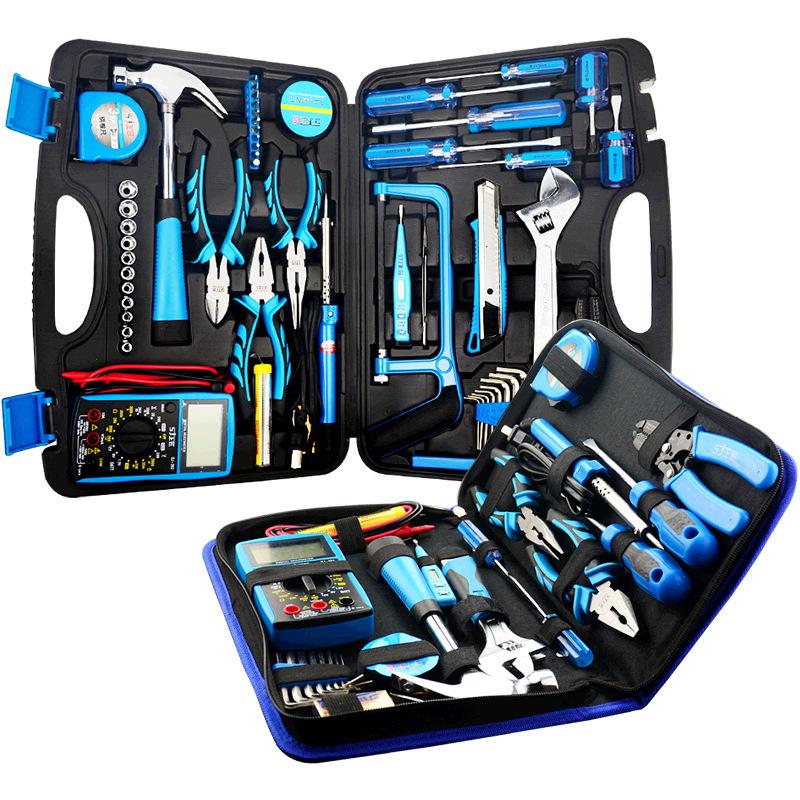 Handwerker Heimwerkzeugset: Elektrikerwerkzeugkasten mit Multimeter für elektrische Reparaturen & Studentenausbildung