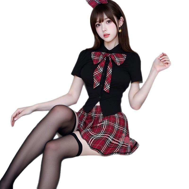 Sex Lingerie Sexy Pure Lust Wind Tight Seduction Student Clothing Nightclub Babes Wind Uniform