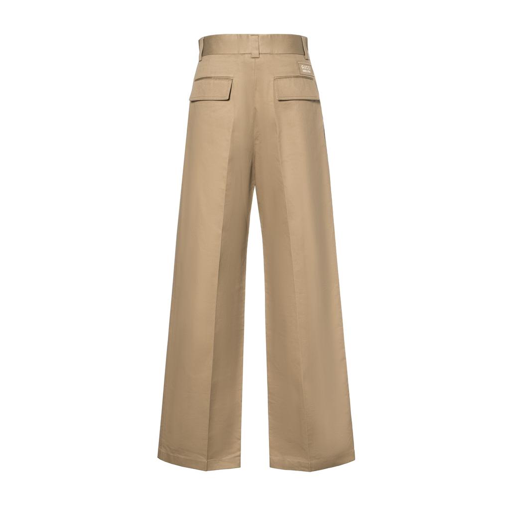 Gucci Cotton Wide Leg Cargo Pant 'Light Brown' Men's 762309-ZAPRO-9569