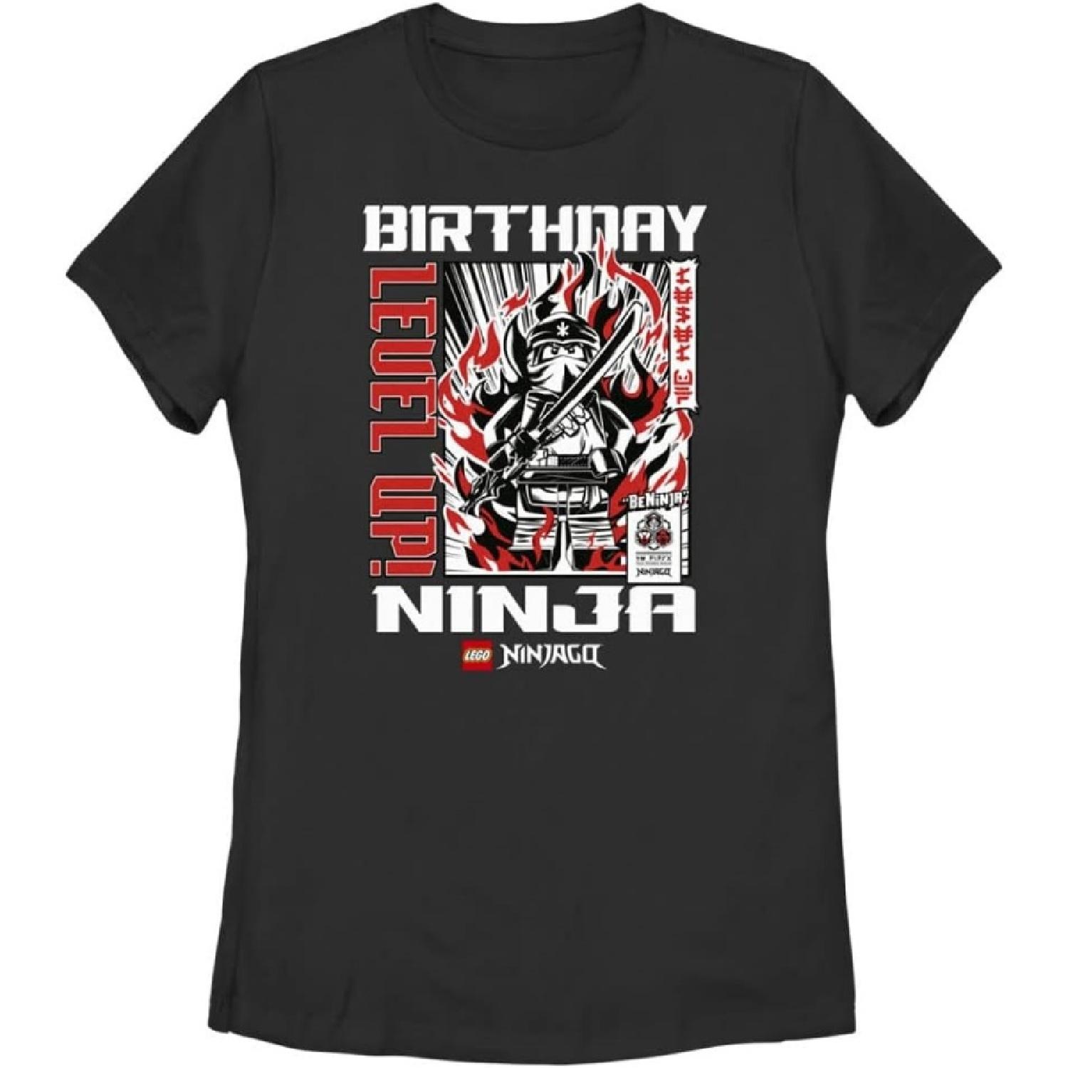 

Fifth Sun Lego Ninjago Birthday Ninja Women s Short Sleeve Tee Shirt XXXXXL різнокольоровий