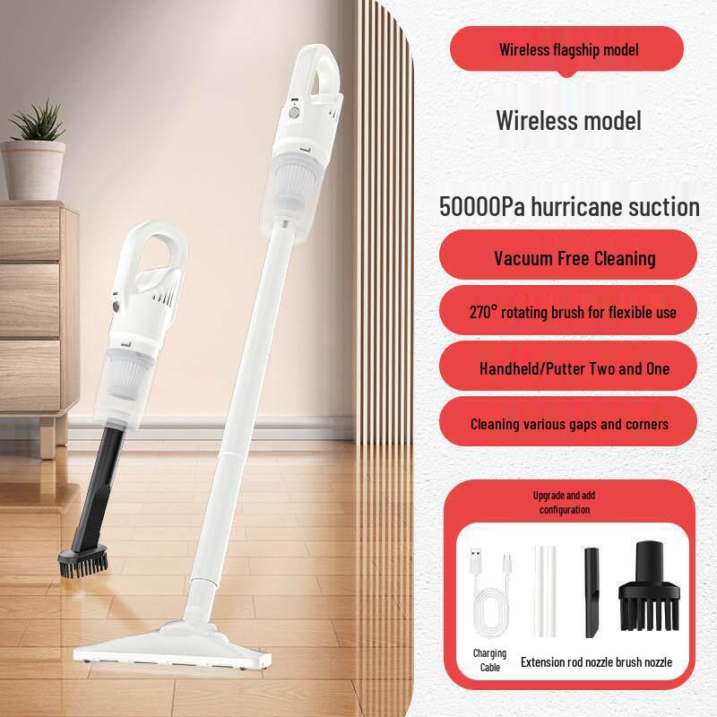 Wireless Handheld Dust Remover Vacuum - Quiet, High-Suction, for New Homes