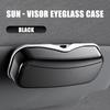 Car Sun Visor Glasses Case Anti-Scratch Auto Sunglasses Holder Eyeglasses Storage Hard Box Universal for Sedan Suv Mpv Truck