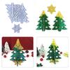 Christmas Tree Resin Silicone Mold Christmas Ornaments Epoxy Resin Mold for Casting Home Decorations Christmas Supplies