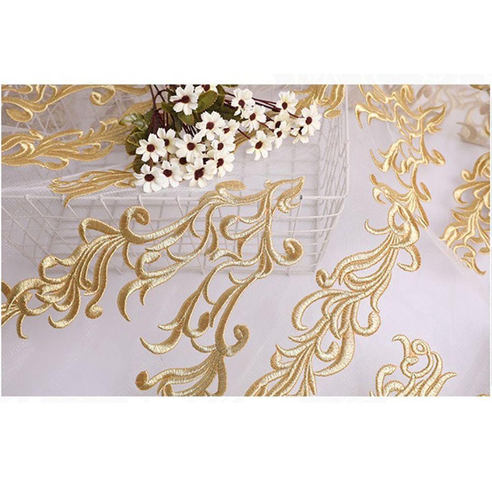 DIY Sequined Embroidery Patches Sewing Flower Fabric  Wedding Gown Cheongsam Bridal Dress Crafts