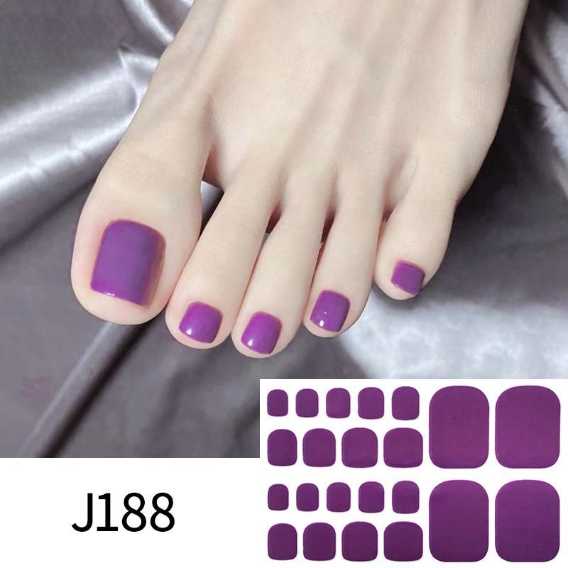 

Solid-color Toenail Stickers, Macarons, Full-toe Toenail Stickers, Mixed Nail Plates, Starry Nail Art J188