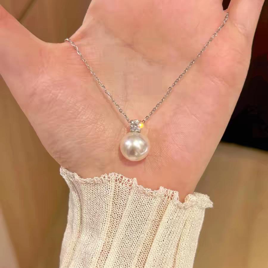 Princess Diana Pearl Necklace: Elegant, High-End Clavicle Chain for Women