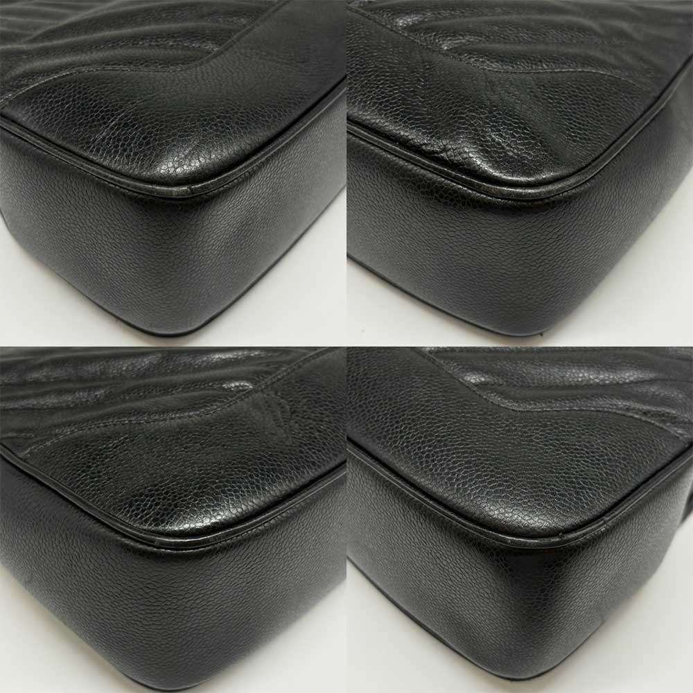 Used CHANEL ChevronHandbag leather Women