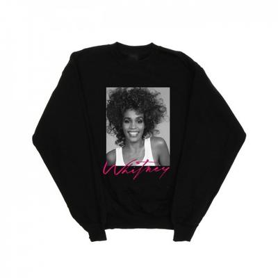 Whitney Houston Mens Smile Photograph Sweatshirt