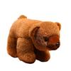 Cartoon Plush Bear Stuffed Animal With Long Pile Fur For Children Gift Giving