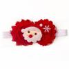New Christmas Day, Baby Santa Flowers Headscarf Kids Dress Up Hair Accessories Baby Headband