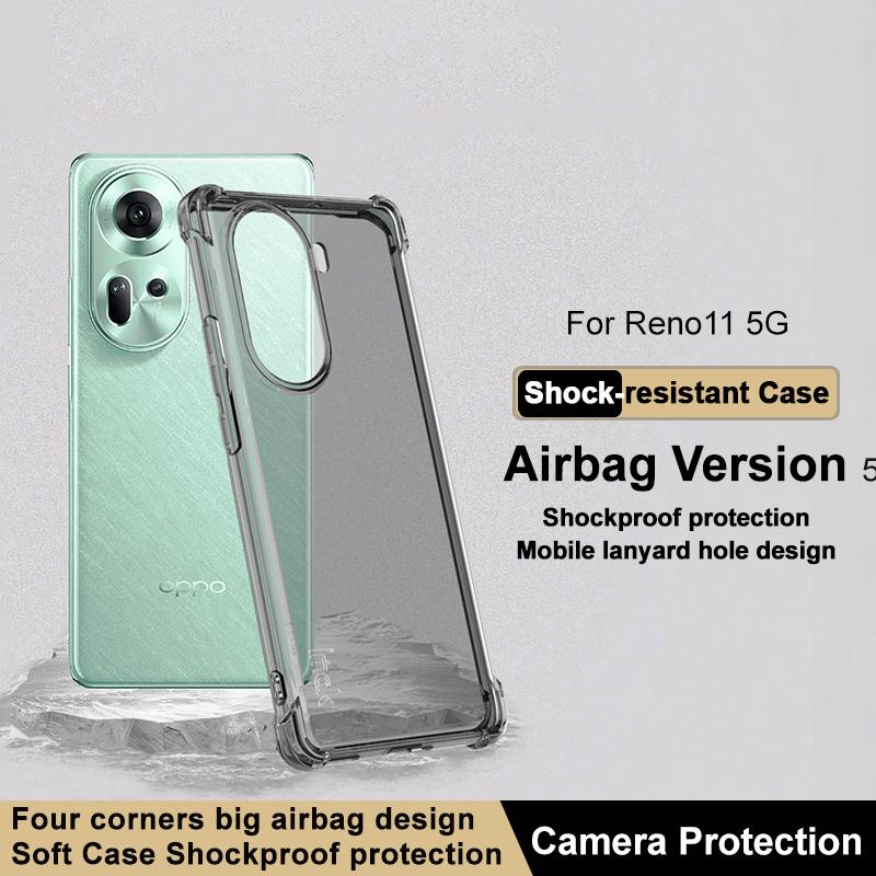 IMAK Case for Oppo Reno11 5G (Global) Shell TPU Airbag Protection Phone Cover