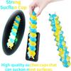 1Pc 3D Caterpillar Fidget Toy with 10 Seconds Light-Up, Silicone Suction Slug Fidget Sensory Toys, Anti-Anxiety Finger Strength Trainer