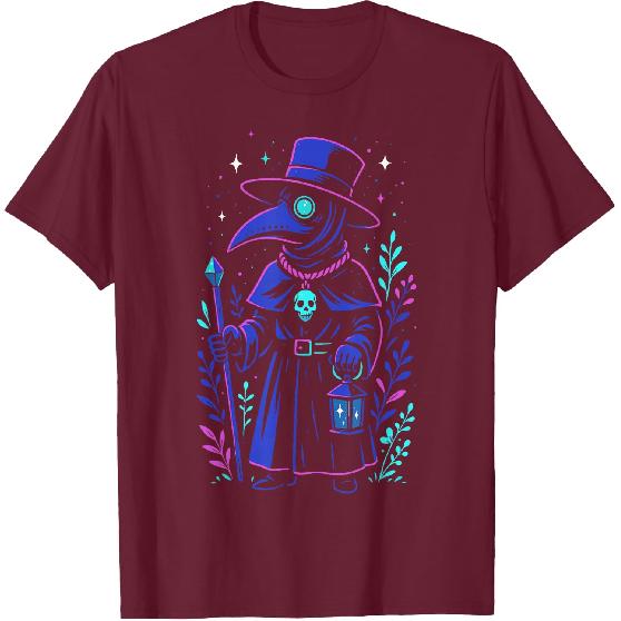 Pastel Goth Plague Doctor Men Women Kids Cottagecore T-Shirt