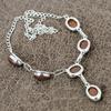 Red Sunstone Gemstone Handmade 925 Sterling Silver Jewelry Necklace 18" KKG-395