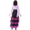 Abito Corsetto Arricciato Gonna Pirata - Costume Medievale di Halloween, Personalizzabile