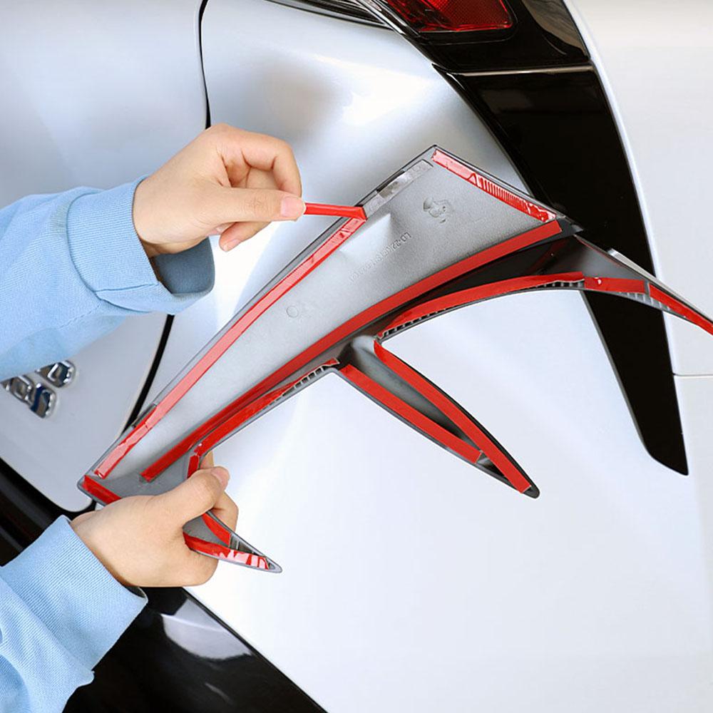 For Toyota Sienna 4th 2024 2024 2024 Car Styling Rear Bumper Spoiler Side Fender Cover Trim Molding Garnish Accessories Sticker