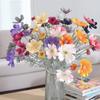 Samtmaterial Künstliche Seidenblume 60CM Länge Gerbera-Stil Kunstseidenblume Beflockung Cosmos Künstliche Blume