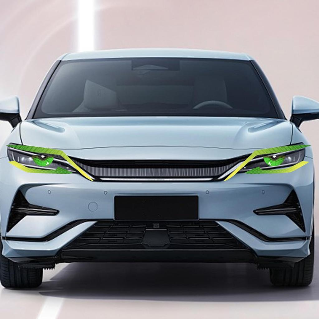 headlight decal sticker car reflective sticker headlight eye sticker car decor 19.4 x 5.5 inches