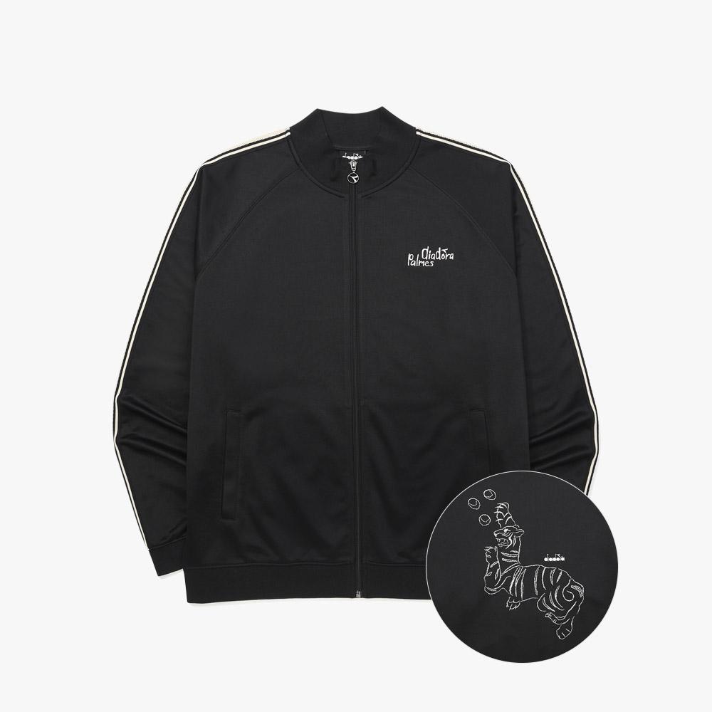 Diadora [Diadora By Palmes] Graphic Track Jacket Black