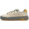 Bank Fabric Synthetic Leather Fashion Trend Thick Sole Low Top Sneakers Men Sneakers Beige T12M242205FAO