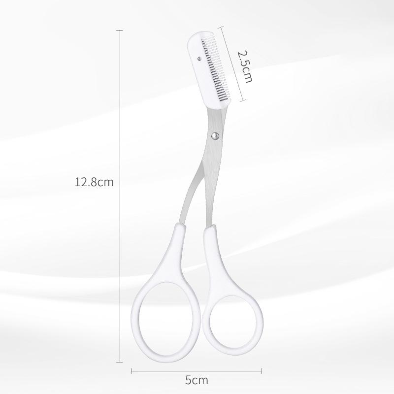 1/3/4Pcs Eyebrow Trimmer Scissor for Face Eyebrow Shaper Shaver Facial Epilators Pocketknife Eyebrow Profiler Hair Remover