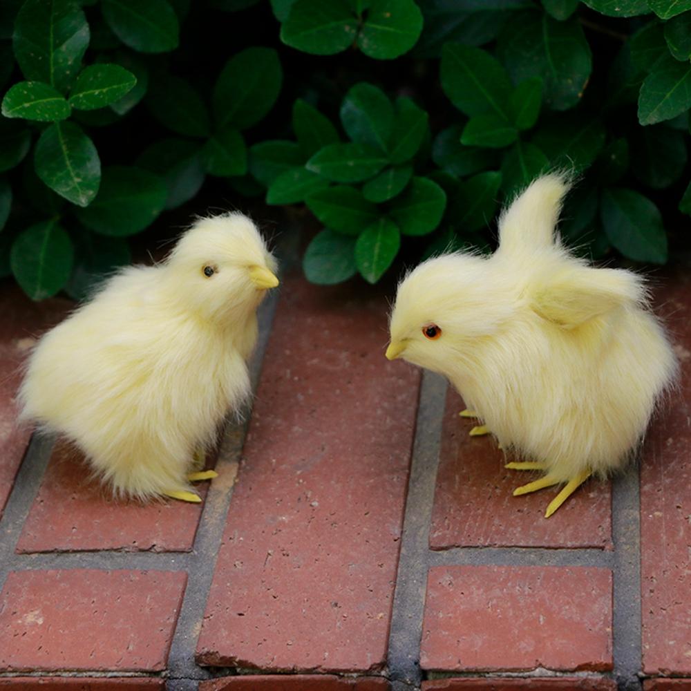 Easter Children Cognition Kids Birthday Gift Chicken Model Animal Doll Plush Toy Simulation Chick