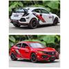 1/32 Honda Type-R Alloy Model, Exquisite Desktop Ornament, The Best Collectible for Car Model Enthusiasts, Halloween/Christmas Gift