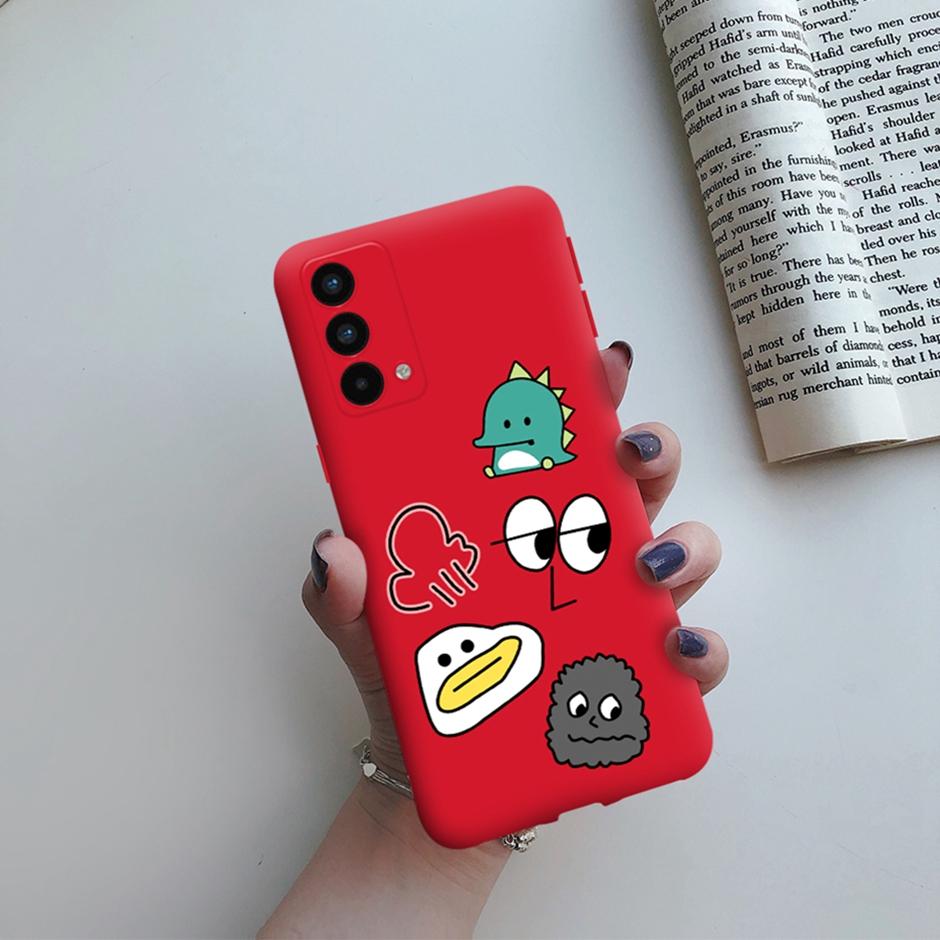 Cover For OPPO Realme GT Master Edition Case Casing New Fashion Candy Color Cute Cartoon TPU Shockproof Phone Shell Coque Fundas
