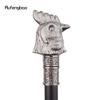 Silver Chicken Rooster Head Animal Fashion Walking Stick Decorative Cospaly Vintage Party Fashionable Walking Cane Crosier 93cm