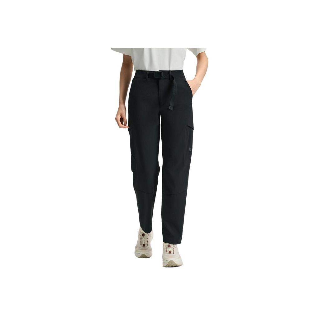 New FILA Sports Pants Women's Pitch Black BK A11W527810F-BK