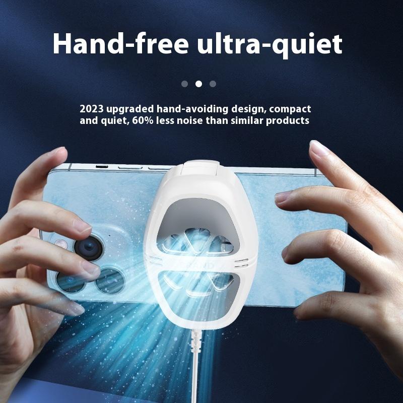 Radiatore per cellulare Cavo universale plug-in per cellulare/carica Vento forte Portatile Dissipazione rapida del calore