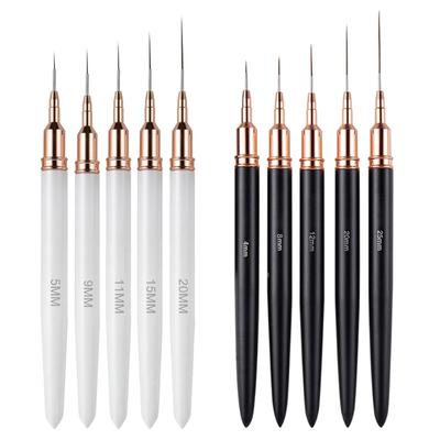 Nails Art Brush Nails Art Liner Brush Practical Nails Brush Nail Dotting Drawing Tool Nail Painting Pen for Salons