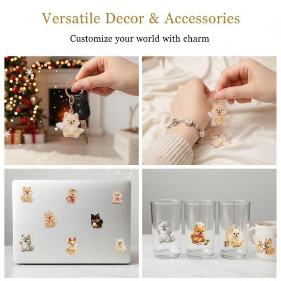 Yousheng Pomeranian Sweet Wonderland Advent Calendar 2025 24 Days Christmas Countdown Calendar Holiday Dog Decor
