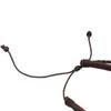 Niche Design Leather Musical Note Men Bracelet Braided Bracelet Gypsy Hippie Bracelet Hand Rope