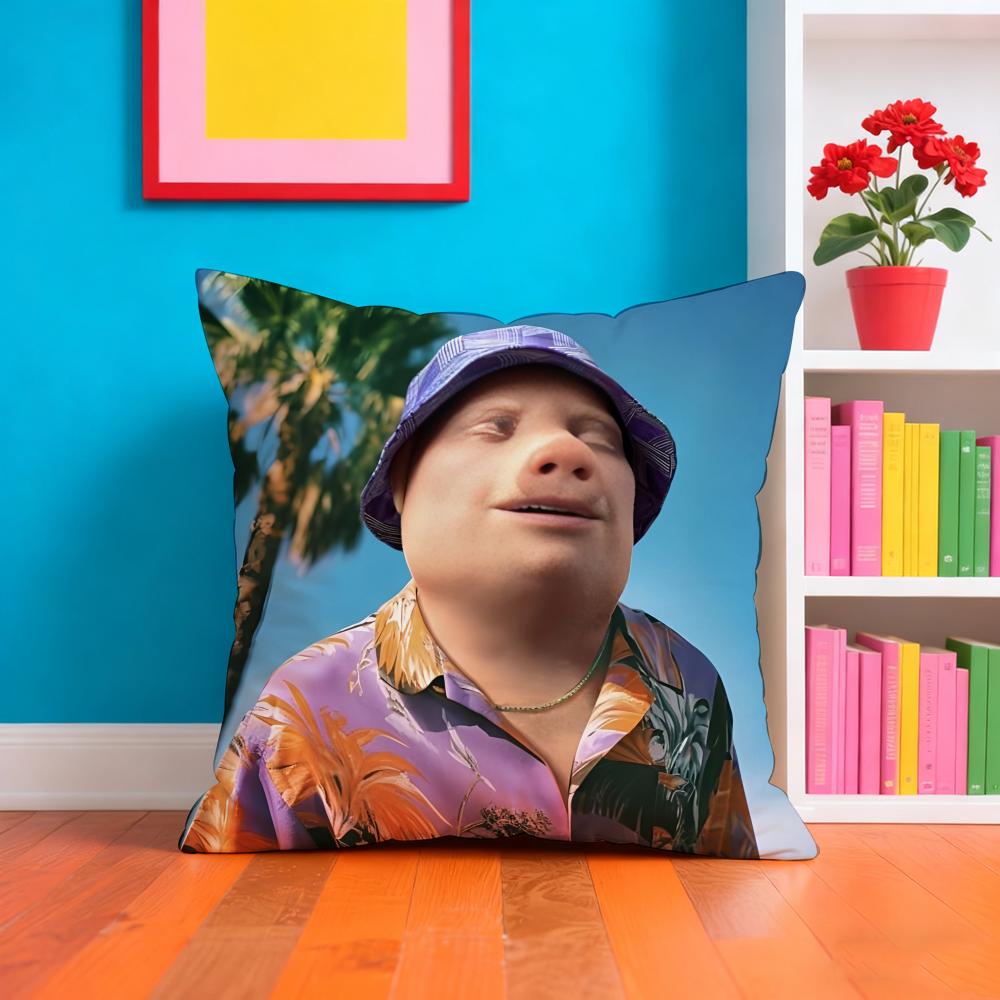 John P-pork Singer Pillow Case Pillow Case Plush Fabric Soft Double Sided Print Home Sofa High Quality Cushion
