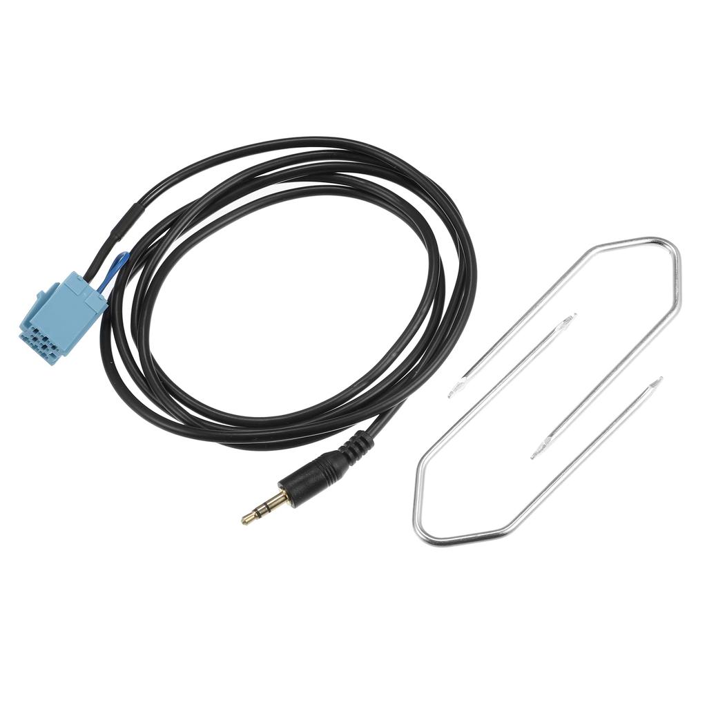 X AUTOHAUX Car Aux Cable Music Interface Adapter for Fiat 500 Grande Pun To