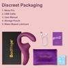 Clitoral Sucking Vibrator for Women, 2-in-1 G Spot Sucker & Dildo Vibrators with 10 Suctions & Vibrations, Waterproof Flexible Finger Anal Nipple