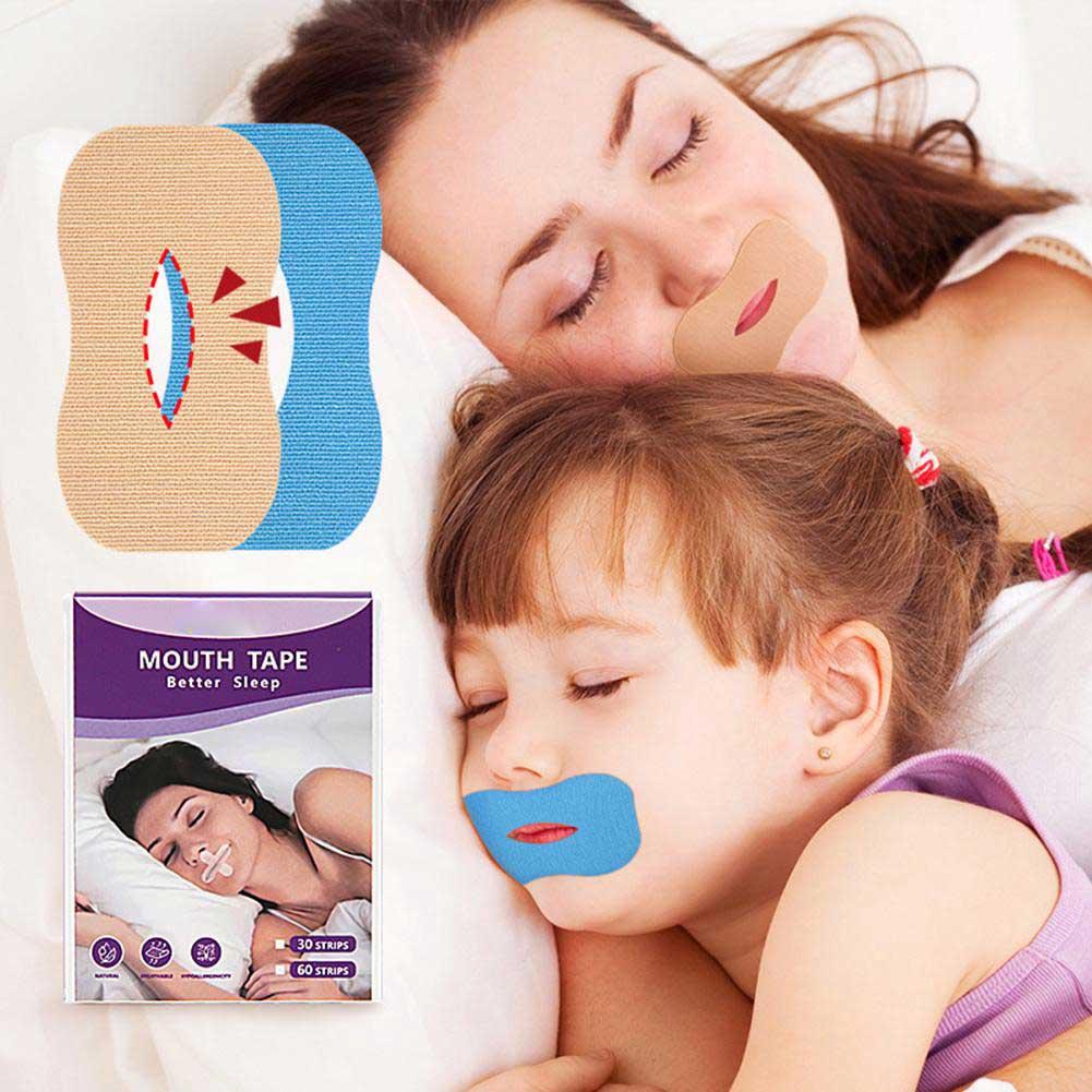 30Pcs Anti-Snoring Mouth Breathing Tape Gentle For Better Nose To Improve Sleep Mouth Stickers For Snoring Lip Patch