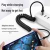 120W Retractable Type-C Fast Charging Cable for Huawei Honor Cars