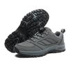 Male Sneakers Stylish Rotating Buckle Hiking Boots Solid Color Comfortable Non-slip Sporty Shoes Plus Size Men Shoes Leather