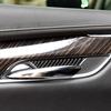 Für Cadillac XT5 2016-2019 Autoaufkleber Kohlefaser Autotürgriff Schüssel Zierabdeckung 4 Stück Autostyling-Zubehör
