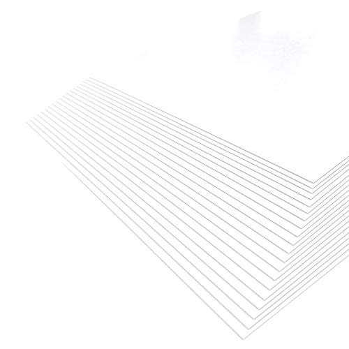 

KAMIOLSHOP Thick Cardboard A4 50 Sheets Double-Sided White