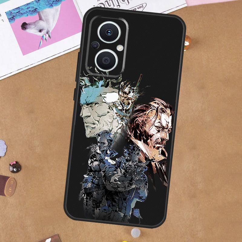 Metal Gear Solid For OPPO Reno 11F 12F 13F 14F 10 11 12 13 14 Pro 7 8 Lite 8T OPPO Find X5 X6 X8 X9 Pro Case