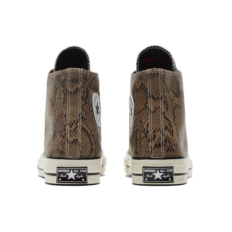 Converse Unisex tenisky Chuck 70 High hadí kůže hnědé egret černé 170103C