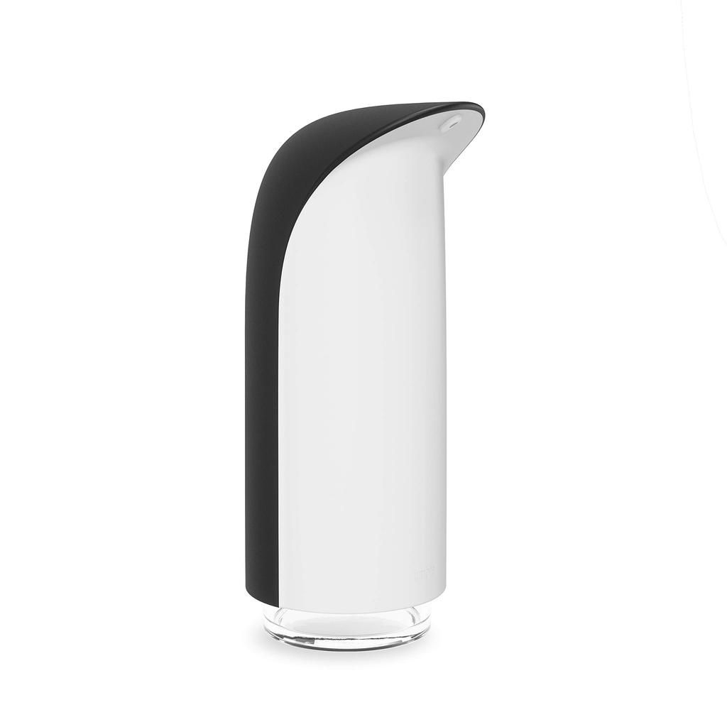 Umbra Soap Dispenser with Soap W10 x D8 x 21015548050 Pump, 325ml, Black/White, H20cm, EMPEROR,
