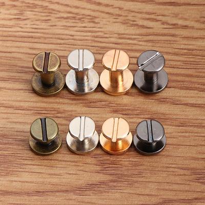10sets Crafts DIY Decoration Nail Garment Leather Craft Cloth Button Brass Nail Rivets Screw